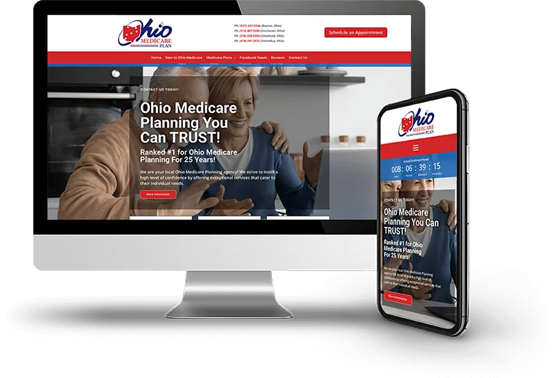 Ohio Medicare Planning mobile friendly website design